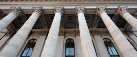 Federal Office Building entrance with columns