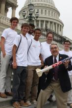 Congressman Butterfield with the student finalists from CE Jordan High School in Durham, North Carolina