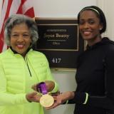Rep. Joyce Beatty & Olympic Gold Medalist Swin Cash Let's Move! Video