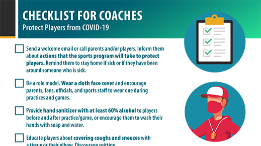 Checklist for Coaches to Protect Players from COVID-19