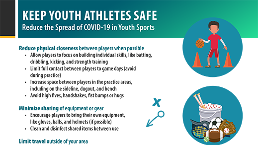 Keep Your Athletes Safe - Reduce the Spread of COVID-19 in Youth Sports
