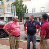 Congressman Meuser with David Kovach, Columbia County commissioner and Greg Martz of Martz Technologies