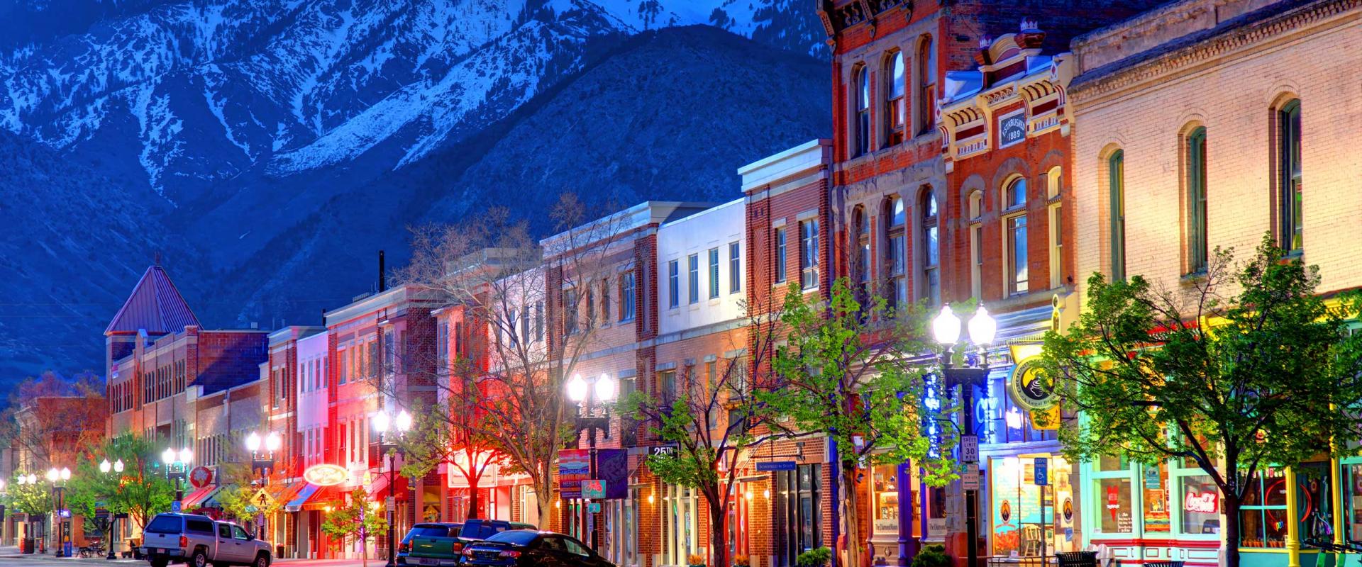 A view of the Ogden, Utah