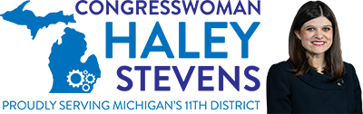 Congresswoman Haley Stevens logo