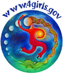 4Girls Health web site logo -- Health Information for Girls.  www.4girls.gov