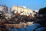 image of San Simeon after a recent earthquake