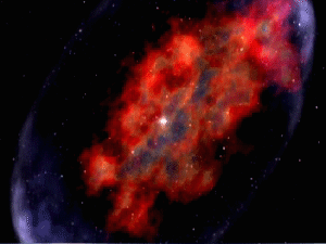 artist's conception of a supernova