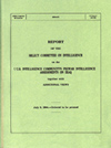 COver of Report of the Select Committee on Intelligence on the U.S. Intelligence Community's Prewar Intelligence Assessments on Iraq.