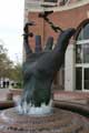 picture of "hand" sculpture in front of SSMC3 