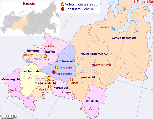 Urals Map