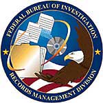 Federal Bureau of Investigation Records Management Division Seal Graphic