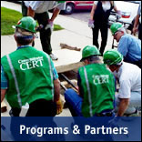 Programs and Partners: Public education, Training, Volunteer Service