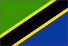 Illustration of the flag of Tanzania.