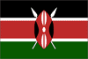 Illustration of the flag of Kenya.