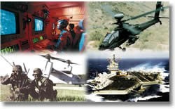 Images of various military hardware