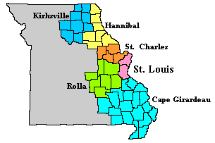 St. Louis Territory Map