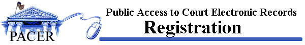 PACER Registration