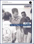 FY 2002 Year End Report on COPS Grants