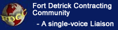 Fort Detrick Contracting Community