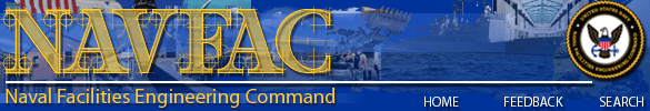 Naval Facilities Engineering Command (NAVFAC).  (This is a navigational banner.)