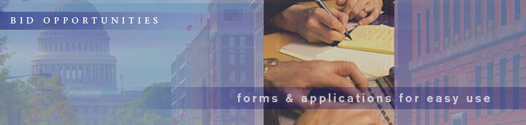 Bid Opportunities: Forms & Applications for Easy Use