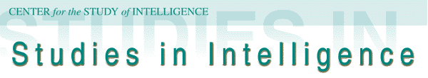 Studies in Intelligence banner