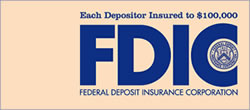 Cada depositante est asegurado hasta $ 100,000 FDIC Federal Deposit Insurance Corporation
