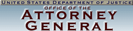 US Department of Justice Office of the Attorney General