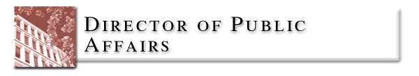 Director of Public Affairs Banner