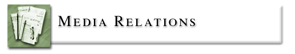 Media Relations Banner
