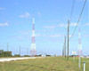 image of cell towers in a rural environment