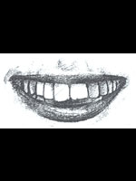 Reconstructive drawing of unidentified victim Jane Doe's teeth and mouth