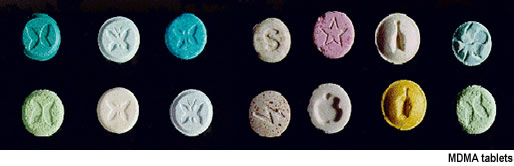 photo - MDMA tablets