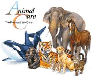 Animal Care logo with Animals
