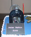 This is a photograph of the Helder Mailbox Bomb and link to larger photograph 