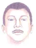 Sketch of unknown suspect
