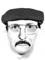 Composite sketch of the unknown suspect