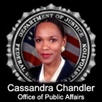 Graphic including photograph of Assistant Director Cassandra Chandler