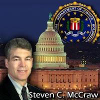 Graphic including photograph of Steven C. McCraw