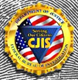 Graphic of CJIS logo and fingerprint
