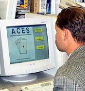 Graphic showing ACES computer software