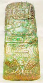 Photograph of Mayan Anthropomorphic Jade Figurine