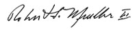 This is a graphic signature of FBI Director Robert S. Mueller, III