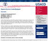 Screenshot of the Regional Services Center Home Page