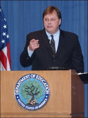 Deputy Secretary Hansen discusses President Bush's fiscal year 2003 budget request for the Department of Education.