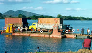Mozambique Truck Ferry