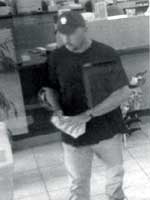 Photograph of an unknown suspect