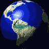 animated Spinning globe