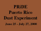 PRIDE Puerto Rico Dust Experiment