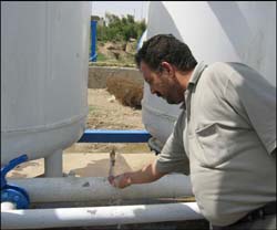 Photo: Kareem Noori, head of the Water Department for the Southeastern Iraqi city of Al-Amarah. 